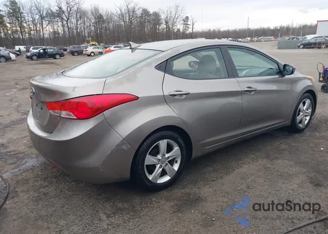 2013 Hyundai Elantra Gls from USA, damaged, VIN 5NPDH4AE6DH426778